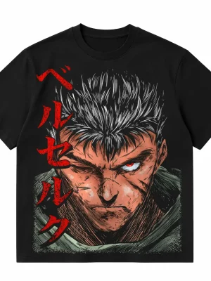 Beast of Darkness - 300g Heavyweight Noir Vintage Wash Tee