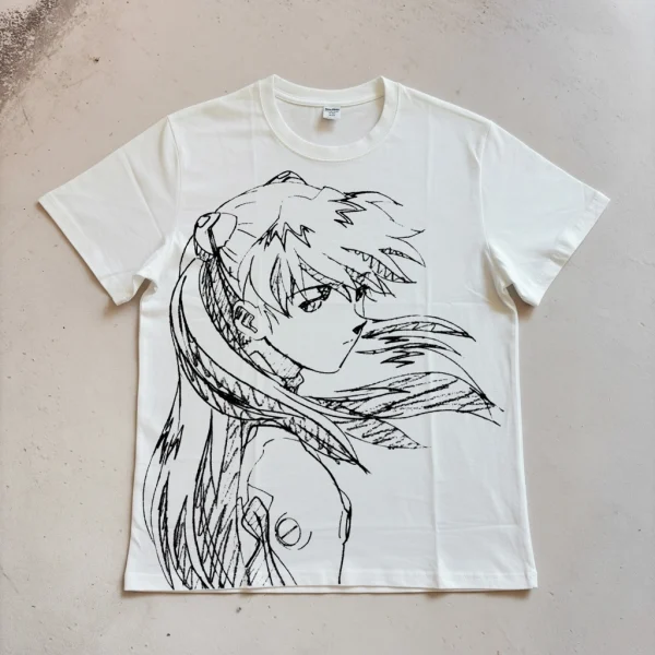 Asuka 260g Heavyweight Pure Cotton Printed Short-Sleeve T-Shirt