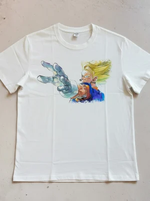 Dragon Ball Z Vegito Japanese Anime Print 260g Pure Cotton Short-Sleeve T-Shirt