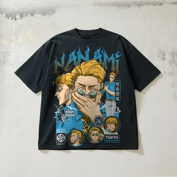 Jujutsu Kaisen: Kento Nanami Heavyweight Distressed Short-Sleeve T-Shirt