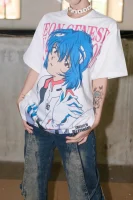 Rei Ayanami - 300g Heavyweight Oversized Vintage Wash Tee