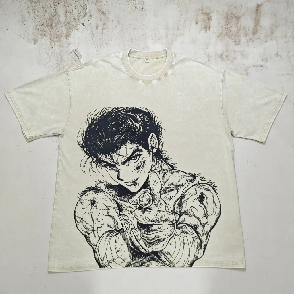 Yusuke "Spirit Detective" — 300g Heavyweight Vintage Wash Anime Tee
