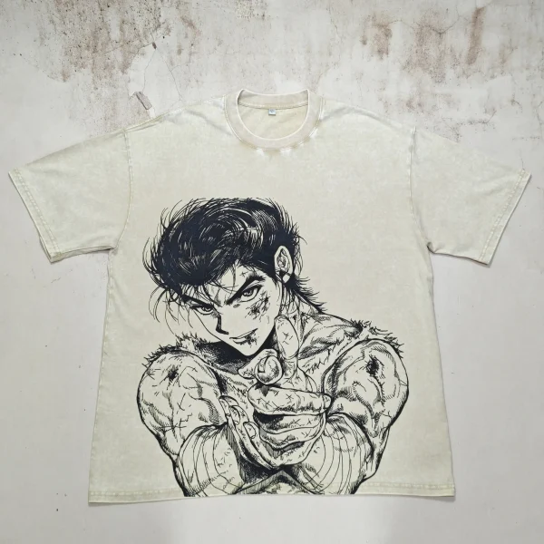 Yusuke "Spirit Detective" - 300g Heavyweight Vintage Wash Anime Tee
