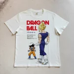 Dragon Ball Manga: Goku vs. Vegeta—Fated Showdown Direct-to-Garment Print Short-Sleeve T-Shirt