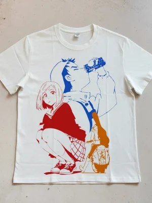 FLCL Minimalist Retro-Style Poster Print Short-Sleeve T-Shirt
