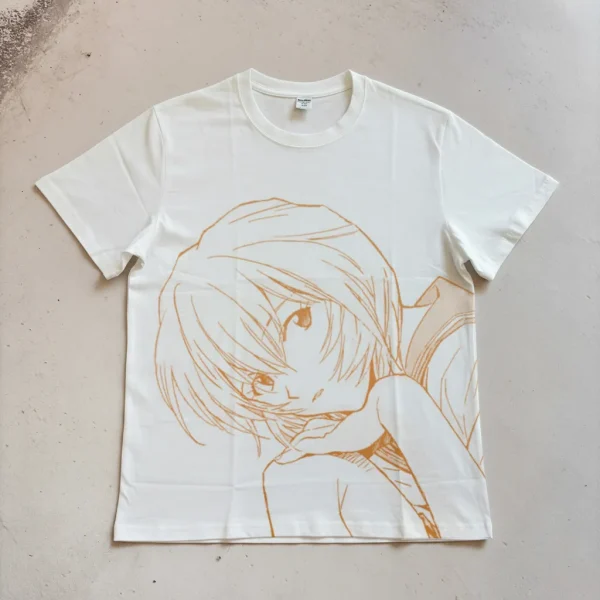 EVA Rei Ayanami: Niche Retro-Palette All-Over Print Short-Sleeve Shirt