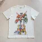 Golion (Beast King) Retro Japanese Anime Hand-Drawn Illustration Print Short-Sleeve T-Shirt