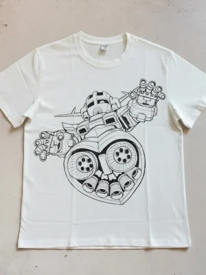 Mobile Suit Gundam RX-77-2 Guncannon Pure Cotton Short-Sleeve T-Shirt