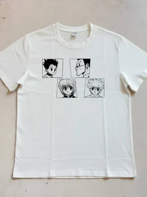 Hunter x Hunter (Gon, Killua, Kurapika, Leorio) Manga Avatar Print Short-Sleeve T-Shirt