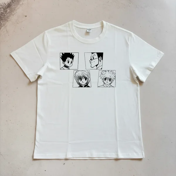 Hunter x Hunter (Gon, Killua, Kurapika, Leorio) Manga Avatar Print Short-Sleeve T-Shirt