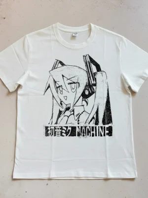 Hatsune Miku Digital Print Pure Cotton Short-Sleeve T-Shirt