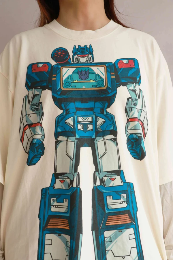 Soundwave - 300g 90s Retro Aesthetic Vintage Wash Tee