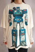 Soundwave - 300g 90s Retro Aesthetic Vintage Wash Tee