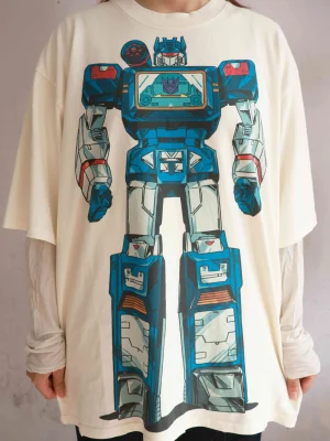 Soundwave - 300g 90s Retro Aesthetic Vintage Wash Tee