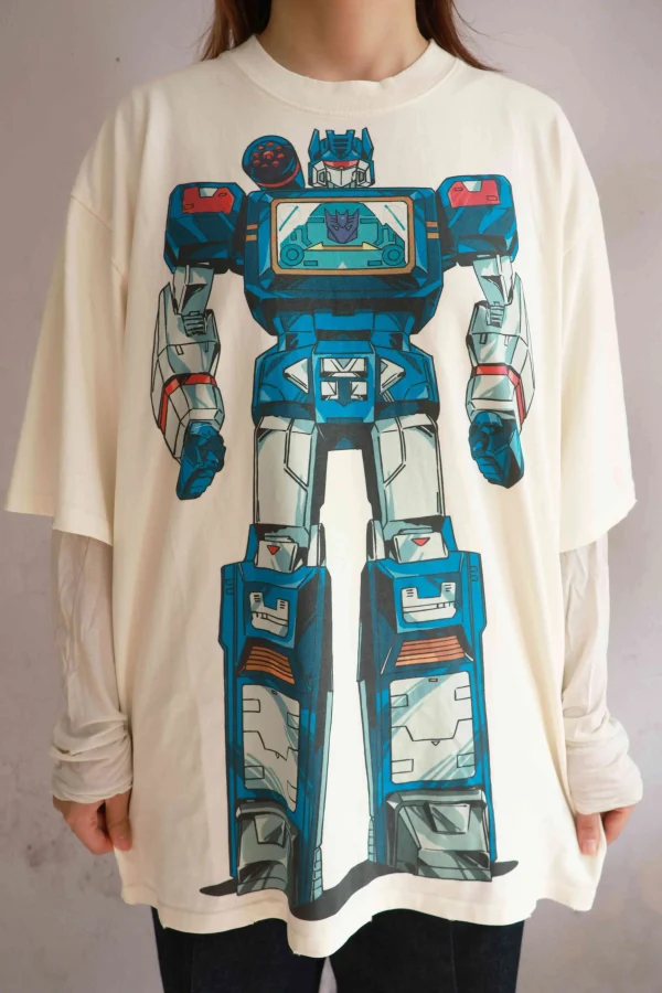 Soundwave - 300g 90s Retro Aesthetic Vintage Wash Tee