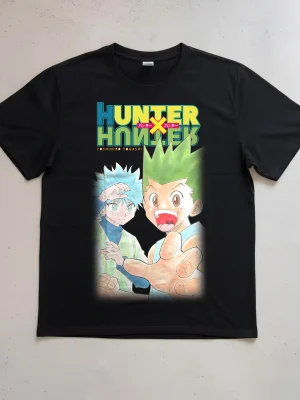 Hunter x Hunter: Killua & Gon Manga Cover Illustration Print Short-Sleeve T-Shirt
