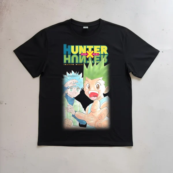 Hunter x Hunter: Killua & Gon Manga Cover Illustration Print Short-Sleeve T-Shirt