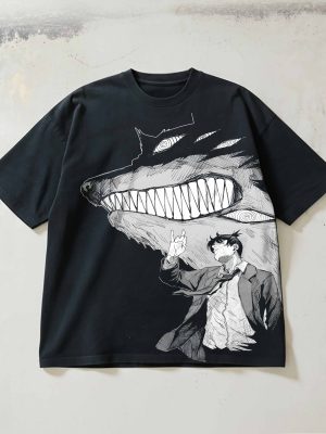 Aki "The Fox Contract" - 300g Heavyweight Vintage Wash Anime Tee