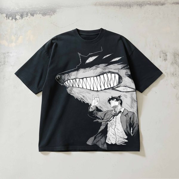 Aki "The Fox Contract" - 300g Heavyweight Vintage Wash Anime Tee