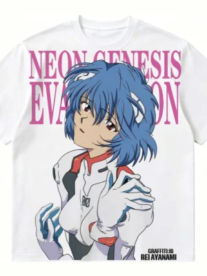 Rei Ayanami - 300g Heavyweight Oversized Tee