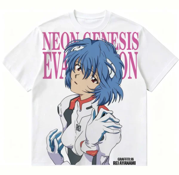 Rei Ayanami - 300g Heavyweight Oversized Tee