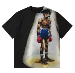 Ashita no Joe Anime Graphic Tee - 300 gsm Heavyweight 100% Cotton DTG Print