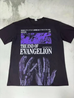 Neon Genesis Evangelion: The End of Evangelion Movie Poster Graphic T-Shirt