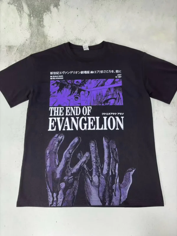 Neon Genesis Evangelion: The End of Evangelion Movie Poster Graphic T-Shirt