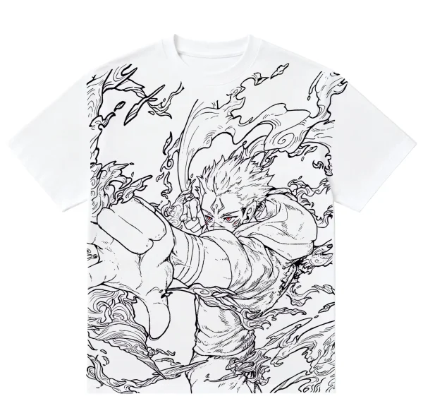 Ryomen Sukuna 'King of Curses' All-over Print 220g Tee
