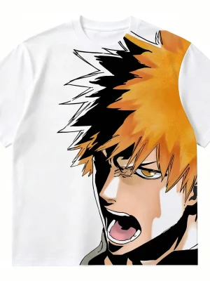 Ichigo Kurosaki BLEACH Manga Oversized 300gsm Heavyweight Tee | HMS