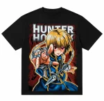 Hunter x Hunter Kurapika Double Sided Large Graphic Print T-Shirt | 220gsm 100% Cotton Tee