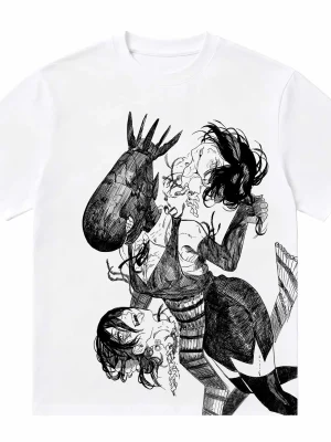 Chainsaw Man Reze Bomb Devil DTG T-Shirt | 220gsm 100% Cotton Anime Tee